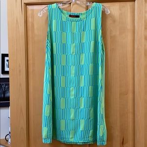 Lime/Turquoise Sun Dress